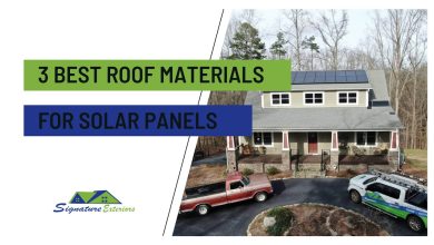 3 best roof materials for solar panels