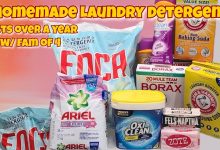 making of laundry detergent at home